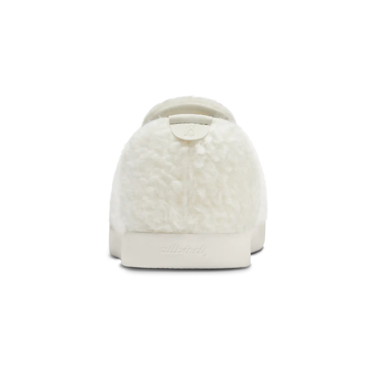 Smallbirds Wool Loungers - Big Kids - Natural White Fluffs (Natural White Sole)