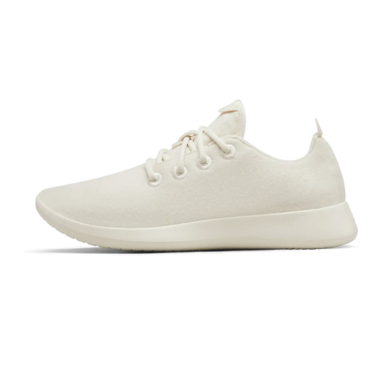 Men's Wool Runner - Natural White (Cream Sole)